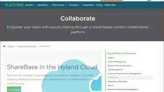 Hyland Content Management screenshot