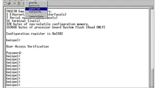 HyperTerminal screenshot