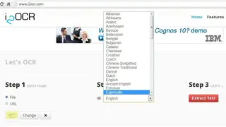 i2OCR screenshot