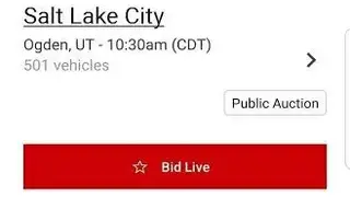 IAA Buyer Salvage Auctions screenshot