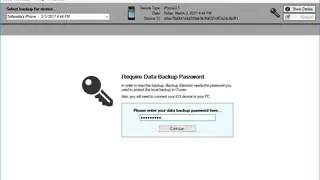 iBackup Extractor screenshot