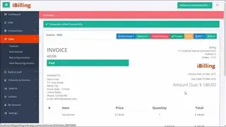 iBilling screenshot