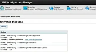 IBM Access Manager screenshot