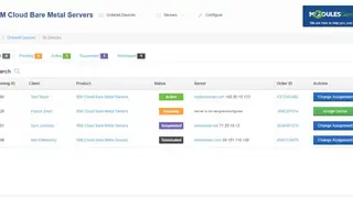 IBM Cloud Bare Metal Servers screenshot