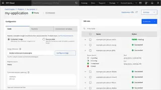 IBM Cloud Code Engine screenshot