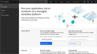 IBM Cloud Code Engine screenshot