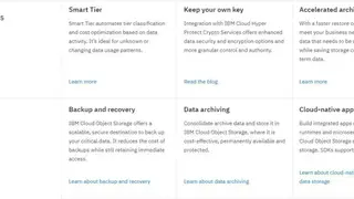 IBM Cloud Object Storage screenshot