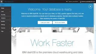 IBM dashDB screenshot