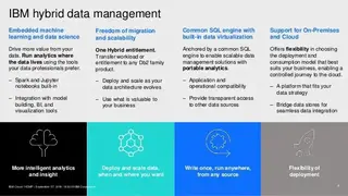 IBM Hybrid data management screenshot