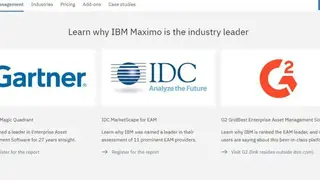 IBM Maximo screenshot