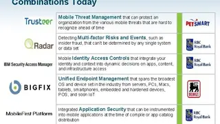 IBM Mobile security solutions screenshot