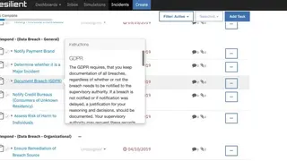 IBM Resilient screenshot