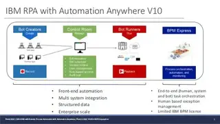 IBM Robotic Process Automation (RPA) screenshot