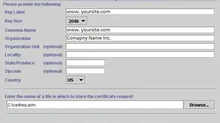 IBM SSL Certificates screenshot