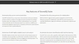 IBM StoredIQ Suite screenshot