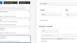 IBM Watson Assistant screenshot