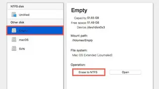 iBoysoft NTFS for Mac screenshot