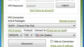 ibVPN screenshot