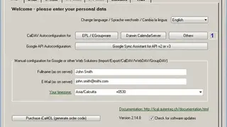 iCal4OL screenshot