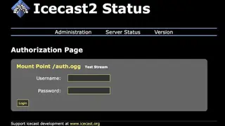 Icecast screenshot