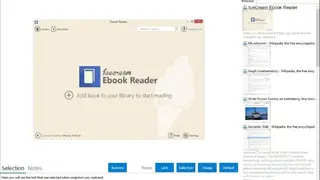 Icecream Ebook Reader screenshot
