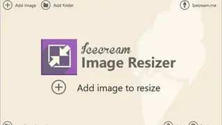 Icecream Image Resizer screenshot
