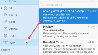 iCloud Mail screenshot