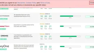 ICO Watch List screenshot