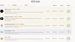 ICOmarks screenshot