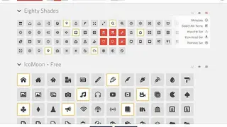 IcoMoon screenshot