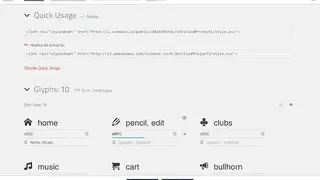 IcoMoon screenshot