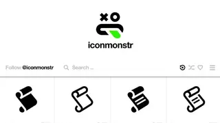 Iconmonstr screenshot