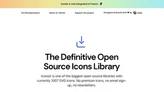 Iconoir screenshot