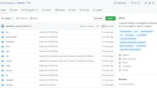 ICTCRM screenshot