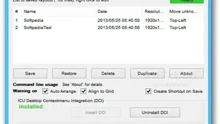 ICU – Icon Configuration Utility screenshot