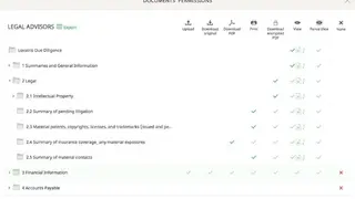 iDeals Virtual Data Room screenshot