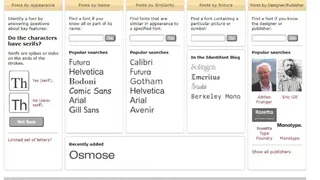 Identifont screenshot