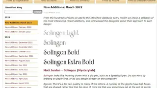 Identifont screenshot