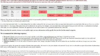 Identity Leak Checker screenshot