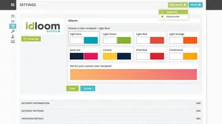 Idloom-events screenshot