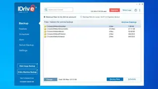 IDrive screenshot
