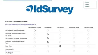 IdSurvey screenshot