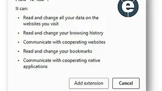 IE Tab screenshot
