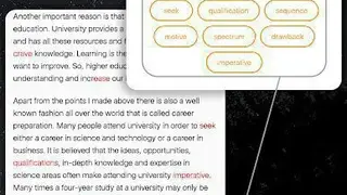 IELTS , TOEFL Essay screenshot