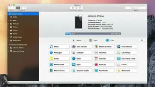 iExplorer screenshot