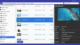 iExplorer screenshot