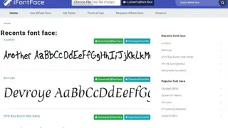 iFontFace screenshot