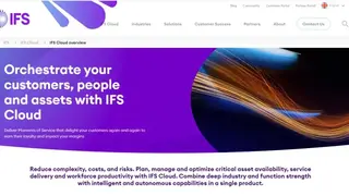 IFS Cloud screenshot
