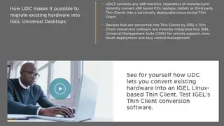 IGEL UDC screenshot