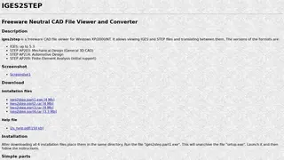 Iges2Step screenshot